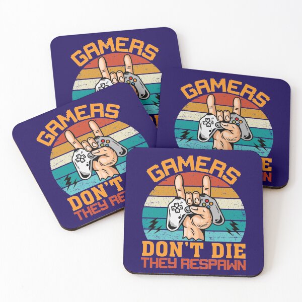Item preview, Gamers Don't Die They Respawn Funny Gaming designed and sold by RandomWeird.