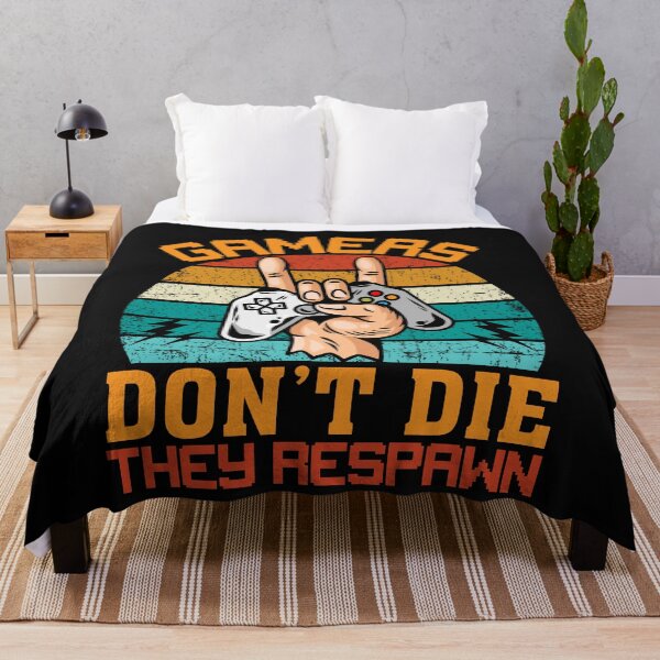 Item preview, Gamers Don't Die They Respawn Funny Gaming designed and sold by RandomWeird.