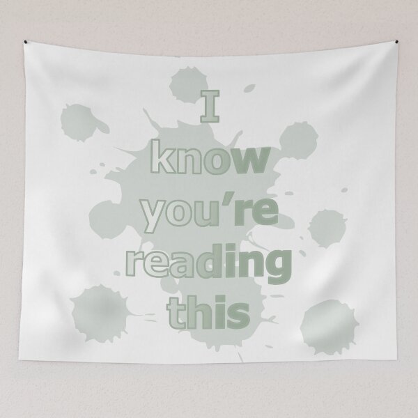 Item preview, I know you're reading this designed and sold by CSouissi.