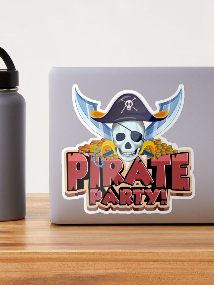 Pirate Party Favor Stickers – Distinctivs Party