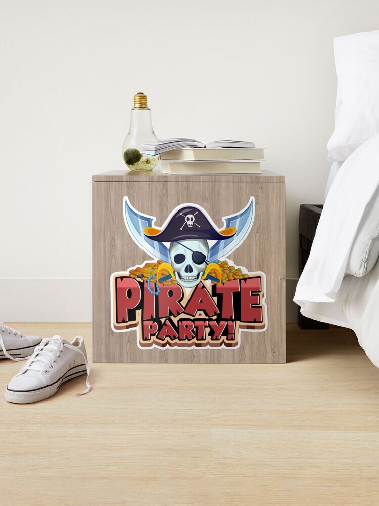 pirate party essential Sticker for Sale by VinBasis