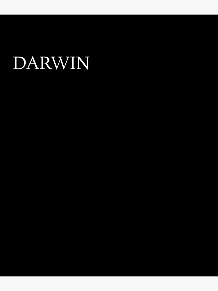 Disover Charles Darwin. Darwin Day Wear Premium Matte Vertical Poster