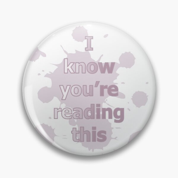 Item preview,  I know you're reading this designed and sold by CSouissi.
