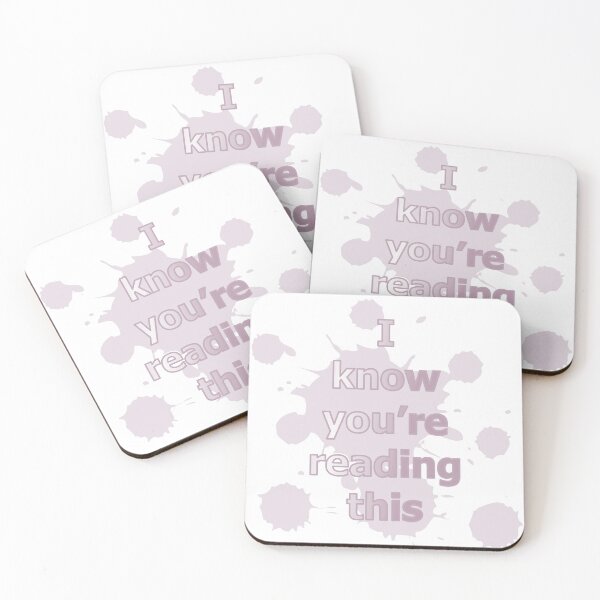 Item preview,  I know you're reading this designed and sold by CSouissi.