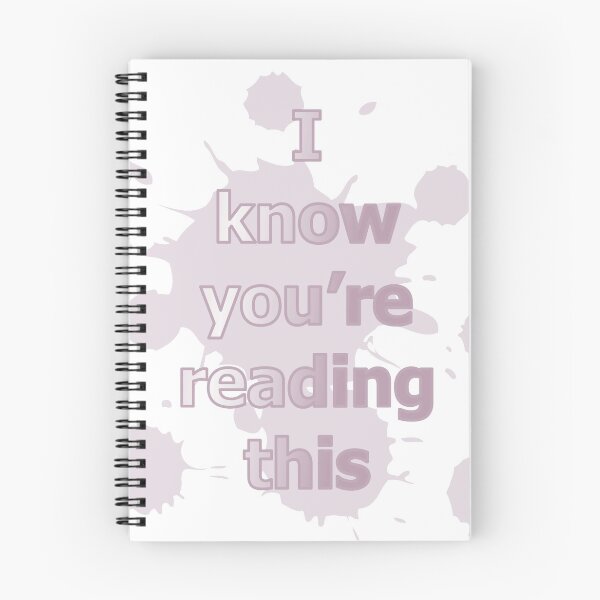 Item preview,  I know you're reading this designed and sold by CSouissi.