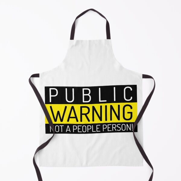 Item preview, Public Warning Not A People Person! designed and sold by StoneColdMovies.