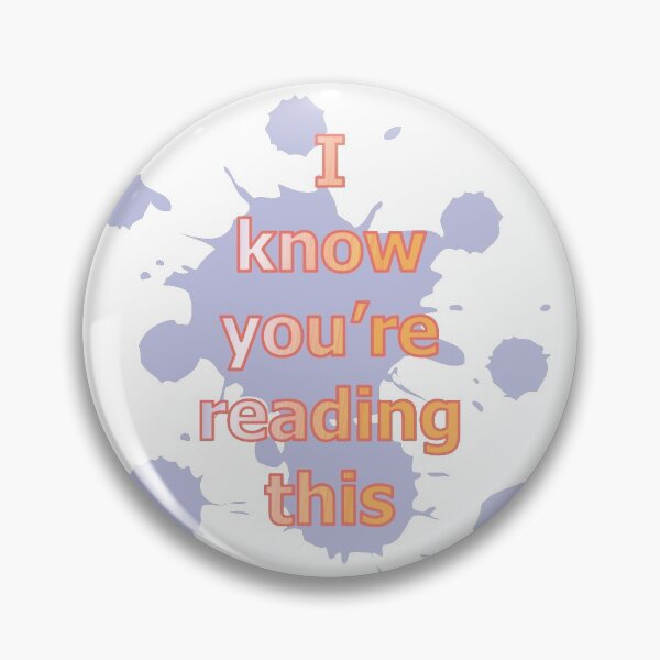 Item preview,  I know you're reading this designed and sold by CSouissi.