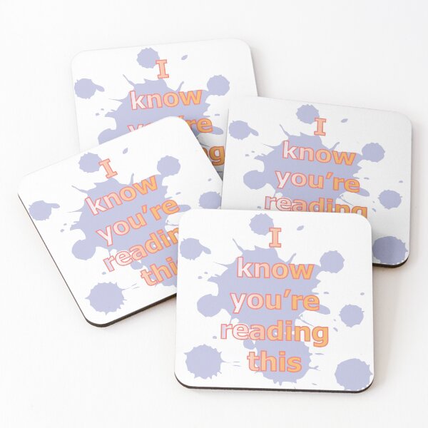 Item preview,  I know you're reading this designed and sold by CSouissi.