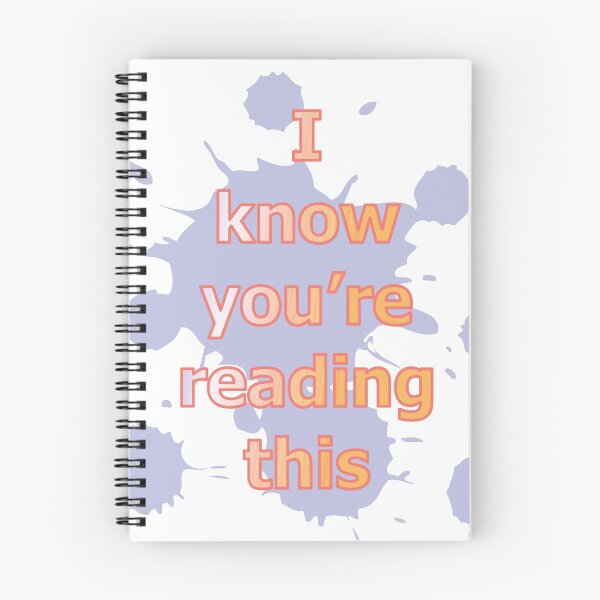 Item preview,  I know you're reading this designed and sold by CSouissi.
