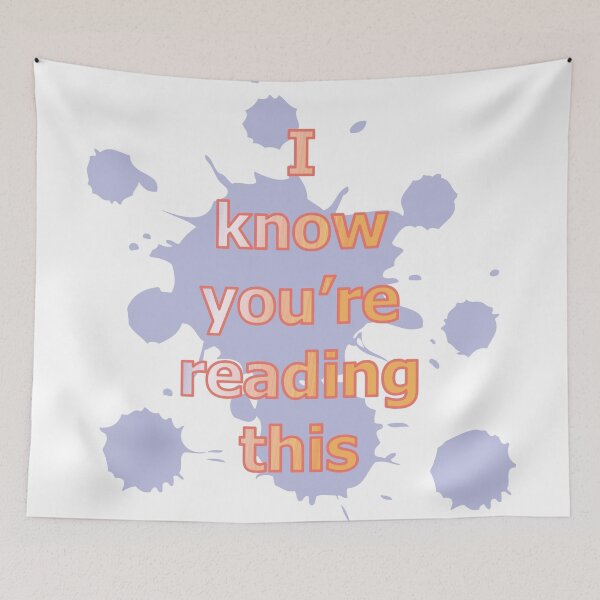 Item preview,  I know you're reading this designed and sold by CSouissi.