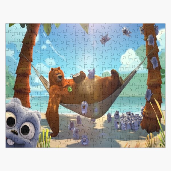 Vista previa del artículo con la obra «Grizzy y las vacaciones de Lemmings», diseñado y vendido por BojanShop.