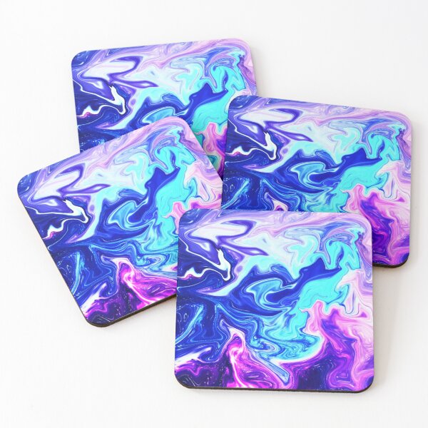 Item preview, Galaxy Paint Marble Swirl - Abstract art designed and sold by trendistic.