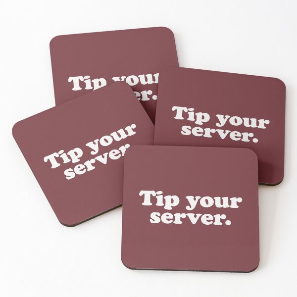 Item preview, Tip your server designed and sold by Statim.