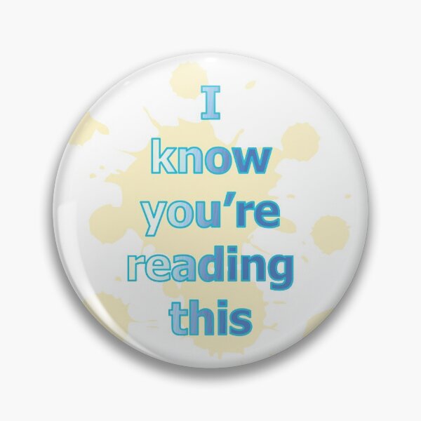 Item preview, I know you're reading this designed and sold by CSouissi.