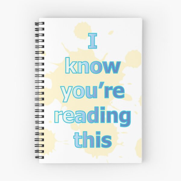 Item preview, I know you're reading this designed and sold by CSouissi.
