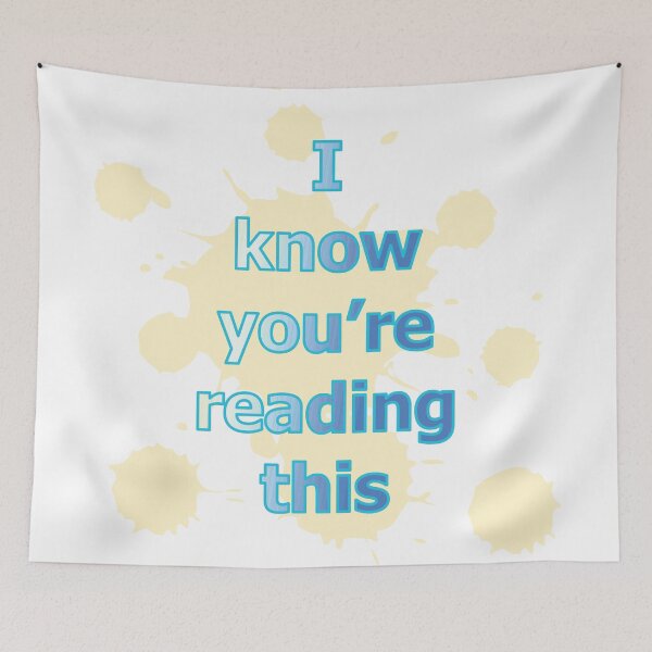 Item preview, I know you're reading this designed and sold by CSouissi.