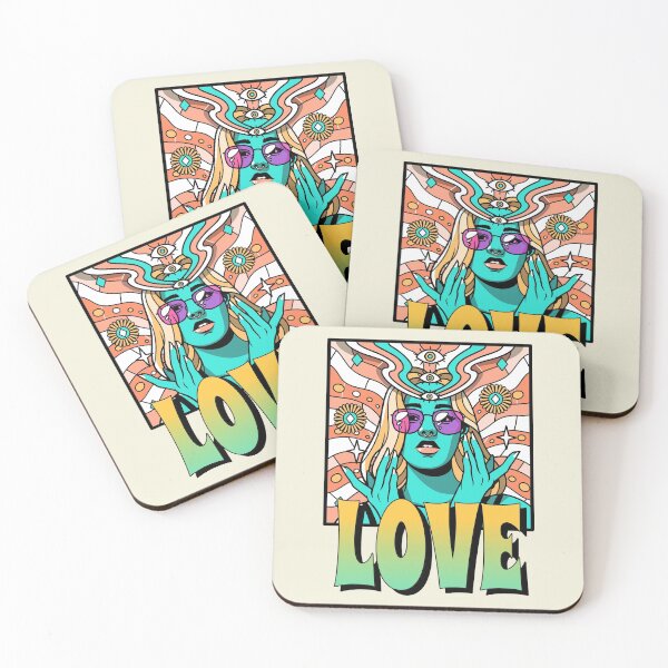 Item preview, Peace And Love 70's Style designed and sold by ArtGraffita.
