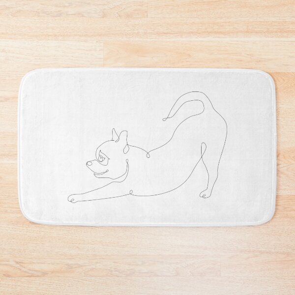 Item preview, One line Chihuahua Downward Dog  designed and sold by Huebucket.