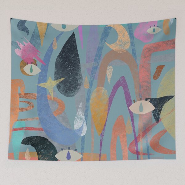 Item preview, Abstract blue 2 designed and sold by YesshArt27.