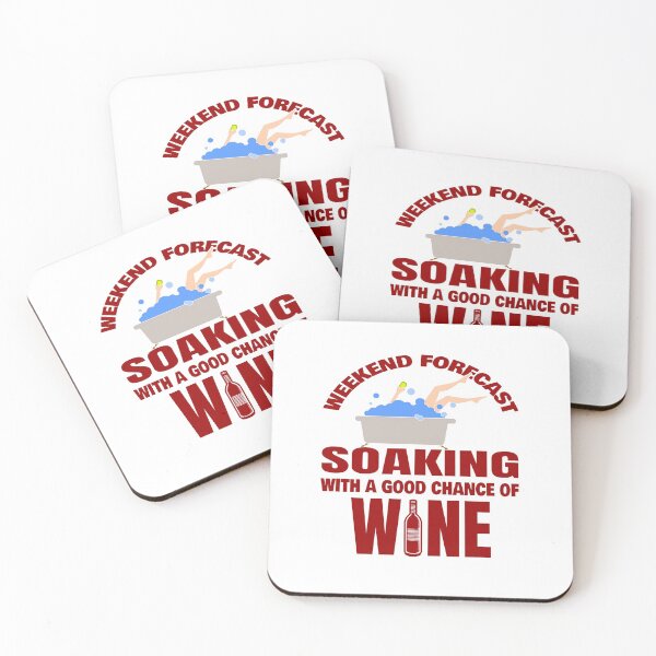 Item preview, Weekend Forecast Wine designed and sold by MoonsmileProd.