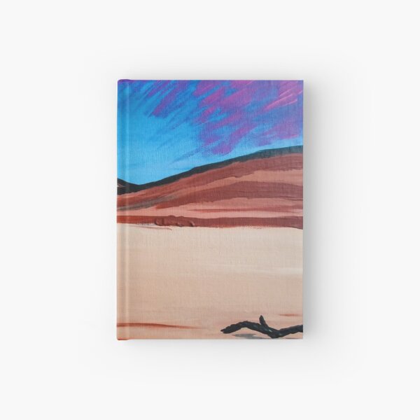 Magenta Sky Over Sossusvlei Hardcover Journal