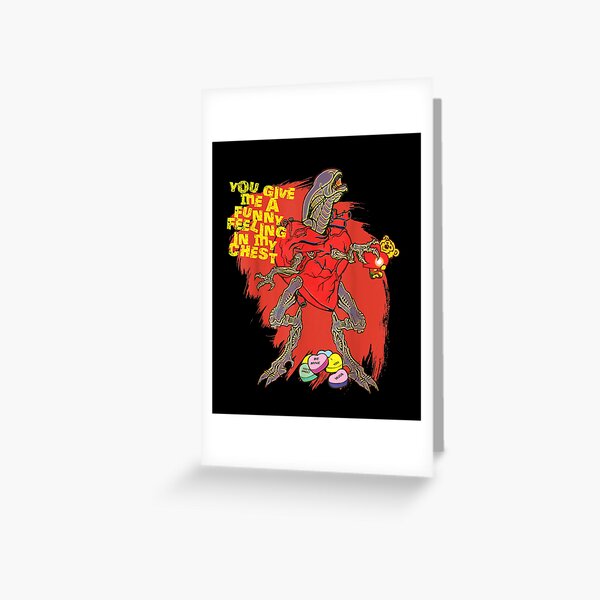 Chestburster Greeting Cards Redbubble