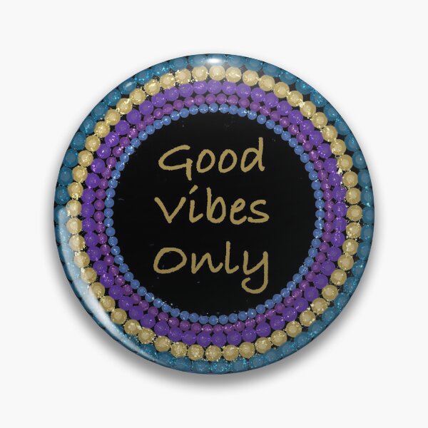 Item preview, Dot Mandala Good Vibes Only Glitter designed and sold by MandalaStone.