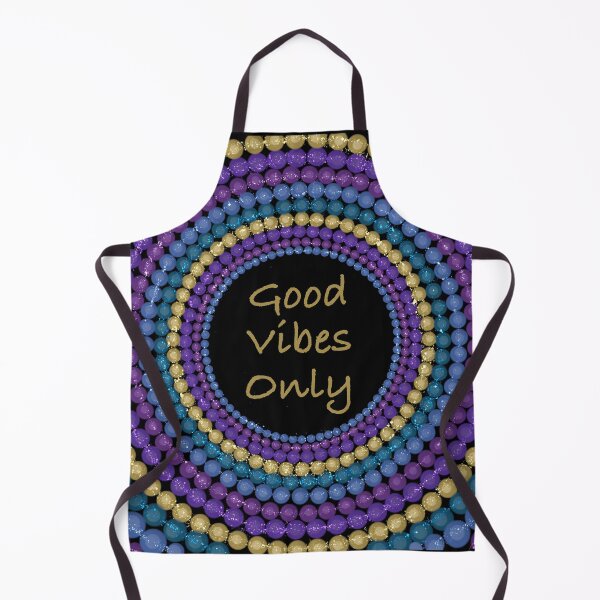 Item preview, Dot Mandala Good Vibes Only Glitter designed and sold by MandalaStone.