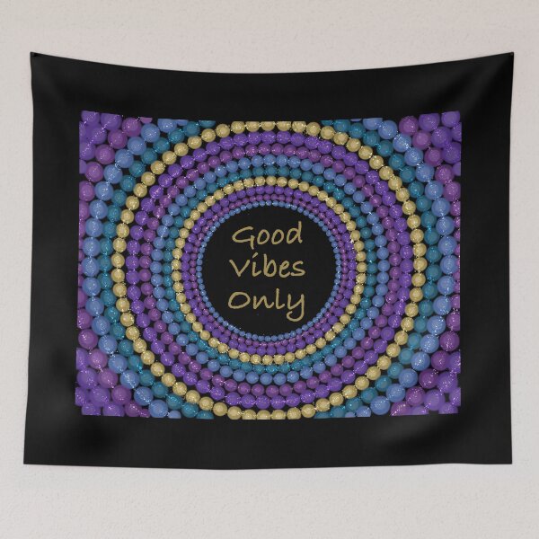 Item preview, Dot Mandala Good Vibes Only Glitter designed and sold by MandalaStone.