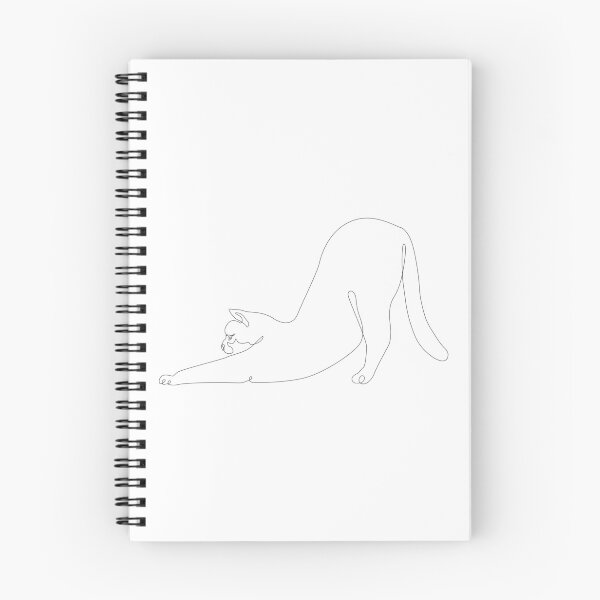 Item preview, One line Cat Downward Dog designed and sold by Huebucket.