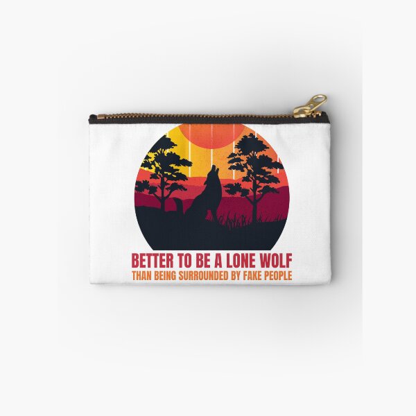 Item preview, Lone Wolf Surrounded By Fake People designed and sold by StoneColdMovies.
