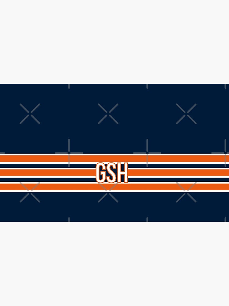 Chicago Bears Inspired GSH Stripes Laptop Sleeve for Sale by BearCreative