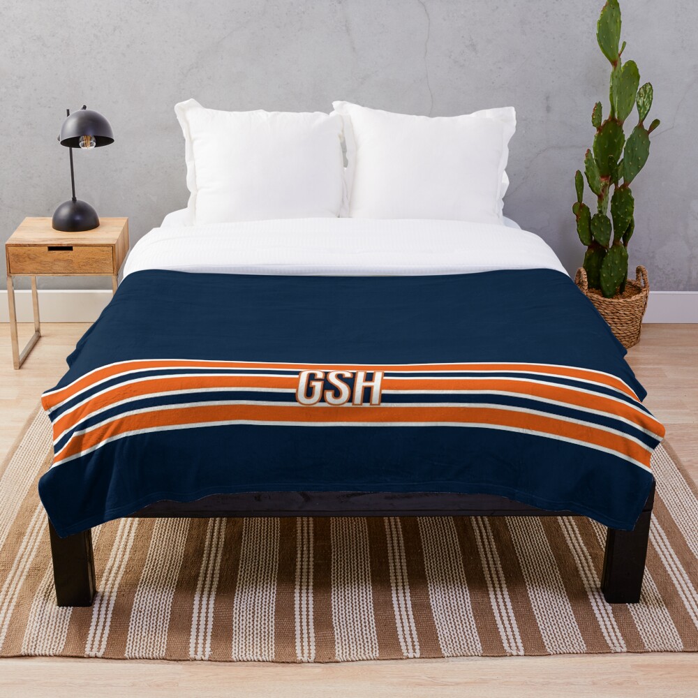 Chicago Bears Inspired GSH Stripes Hardcover Journal for Sale by