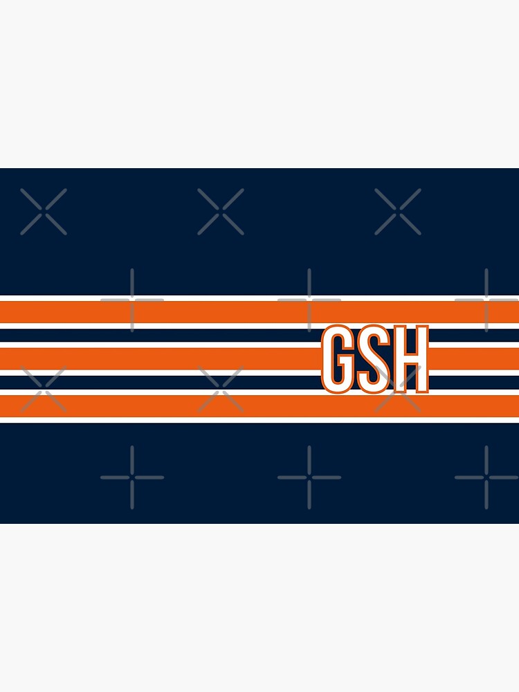 Chicago Bears Inspired GSH Stripes Laptop Sleeve for Sale by BearCreative