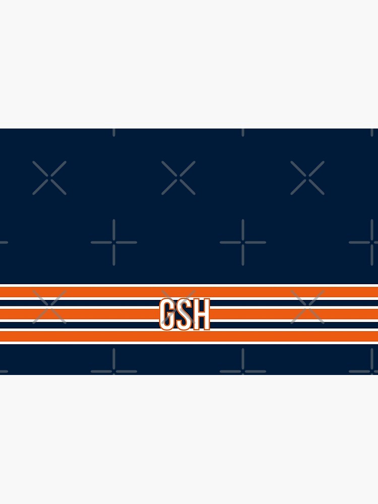 Chicago Bears Inspired GSH Stripes' Laptop Sleeve for Sale by