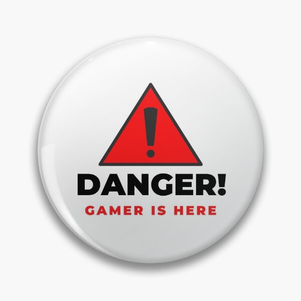 Item preview, Danger! Gamer Is Here designed and sold by Levet.