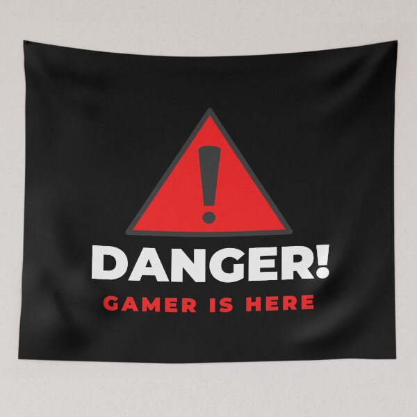 Item preview, Danger! Gamer Is Here designed and sold by Levet.