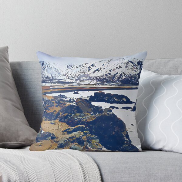 Item preview, Snow Arid Desert Landscape - Winter Dry Mountain designed and sold by PAlNT.