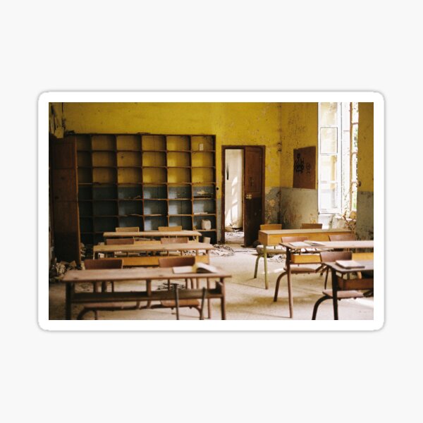 Item preview, Abandoned Classroom (Analog Photograph) designed and sold by tildamaybe.