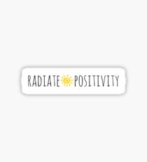 Radiate Positivity Sticker