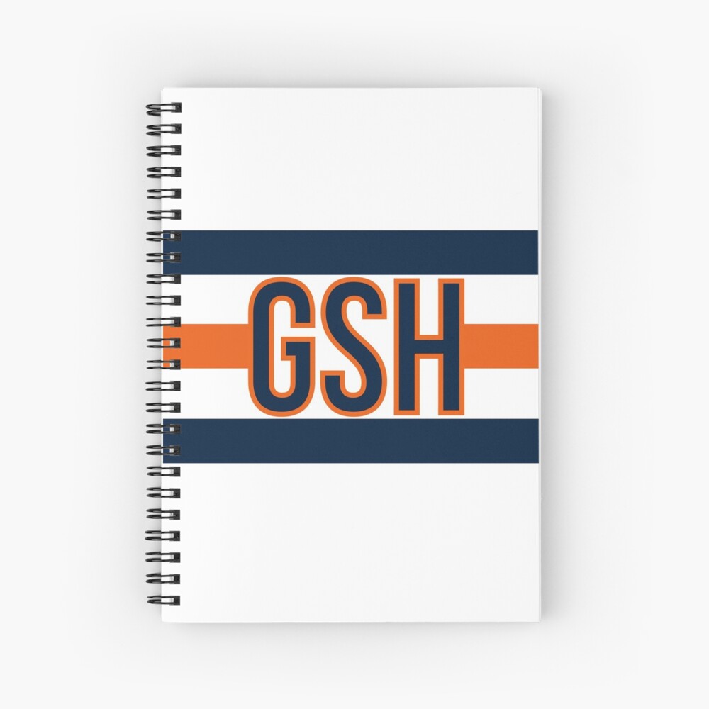 Chicago Bears Inspired GSH Stripes Spiral Notebook for Sale by  BearCreative