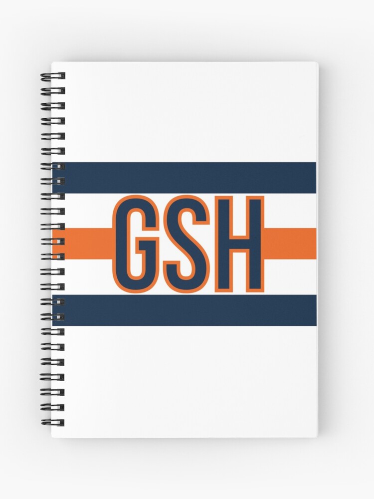 Chicago Bears Inspired GSH Stripes' Spiral Notebook for Sale by  BearCreative