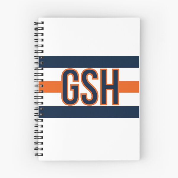 Item preview, Chicago Bears Inspired GSH Stripes designed and sold by Bear Creative.