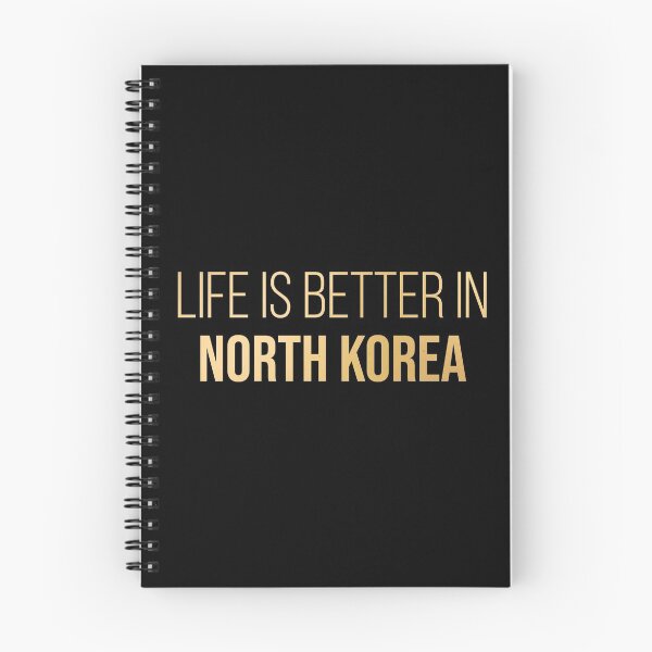 Item preview, Life is better in North Korea in Gold designed and sold by XCIV.