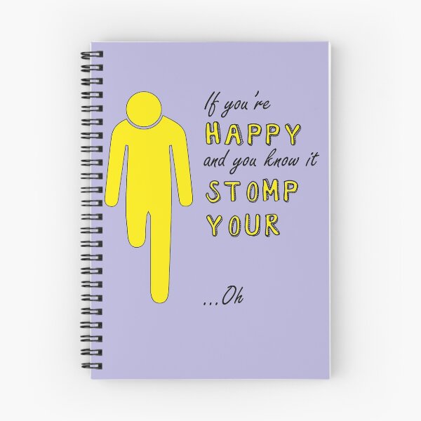 Item preview, If you're happy and you know it - Right above knee amp black text designed and sold by LPDesignsAndArt.