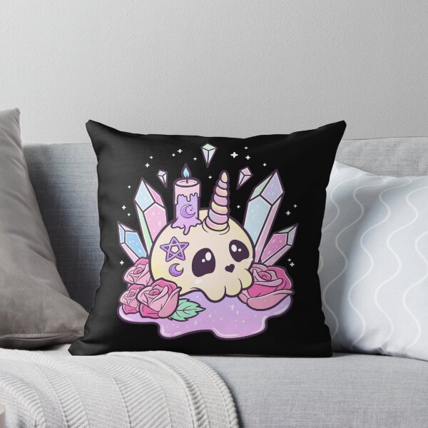 Item preview, Kawaii Pastel Goth Cute Creepy Occult Skull designed and sold by cchiaw.