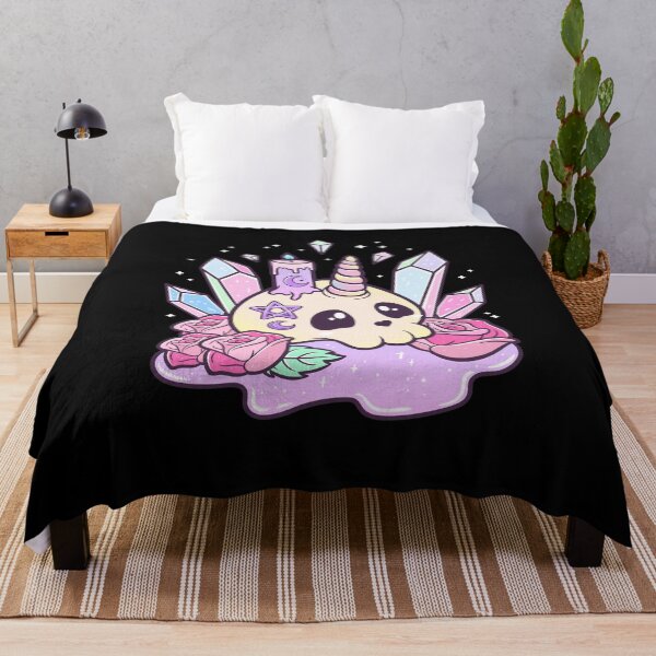 Item preview, Kawaii Pastel Goth Cute Creepy Occult Skull designed and sold by cchiaw.