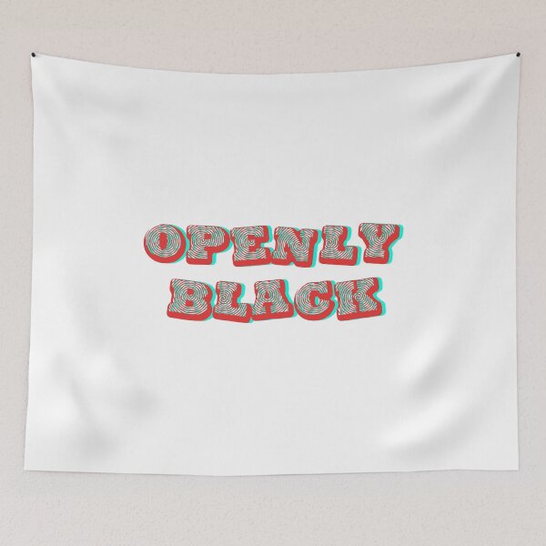 Item preview, Openly Black Blue Red designed and sold by Gawop.