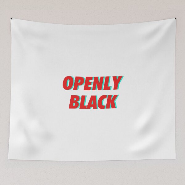 Item preview, Openly Black Red & Blue designed and sold by Gawop.