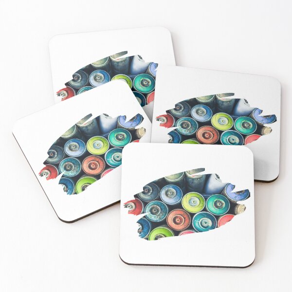 Item preview, Graffiti Splash Spray Cans Art Print  designed and sold by Auto-Prints.